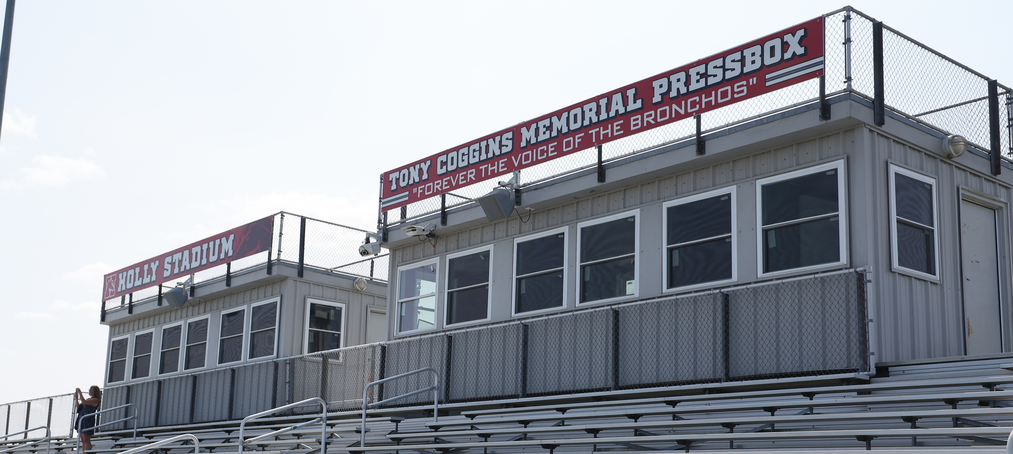 Press boxes at new stadium