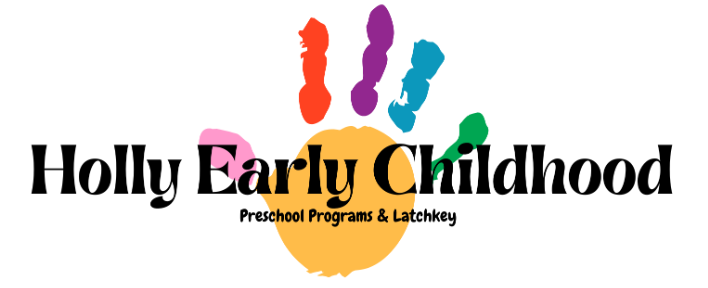 Preschool and Latchkey logo - handprint